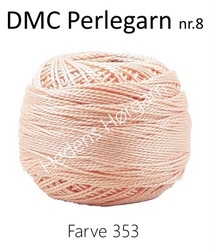 DMC Perlegarn nr. 8 farve 353